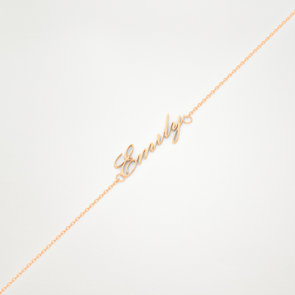Custom Personalized Name Bracelet – 14K/18K Gold & 925 Silver 9
