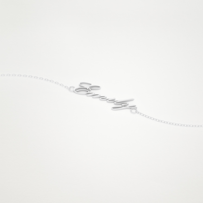 Custom Personalized Name Bracelet – 14K/18K Gold & 925 Silver 2