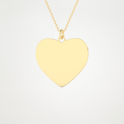 Custom Photo Printed Pendant Necklace – 14K/18K Gold & 925 Silver 10