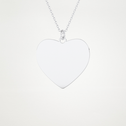 Custom Photo Printed Pendant Necklace – 14K/18K Gold & 925 Silver 2