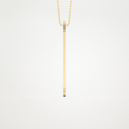 Custom Personalized Fingerprint Pendant Necklace – 14K/18K Gold & 925 Silver 7