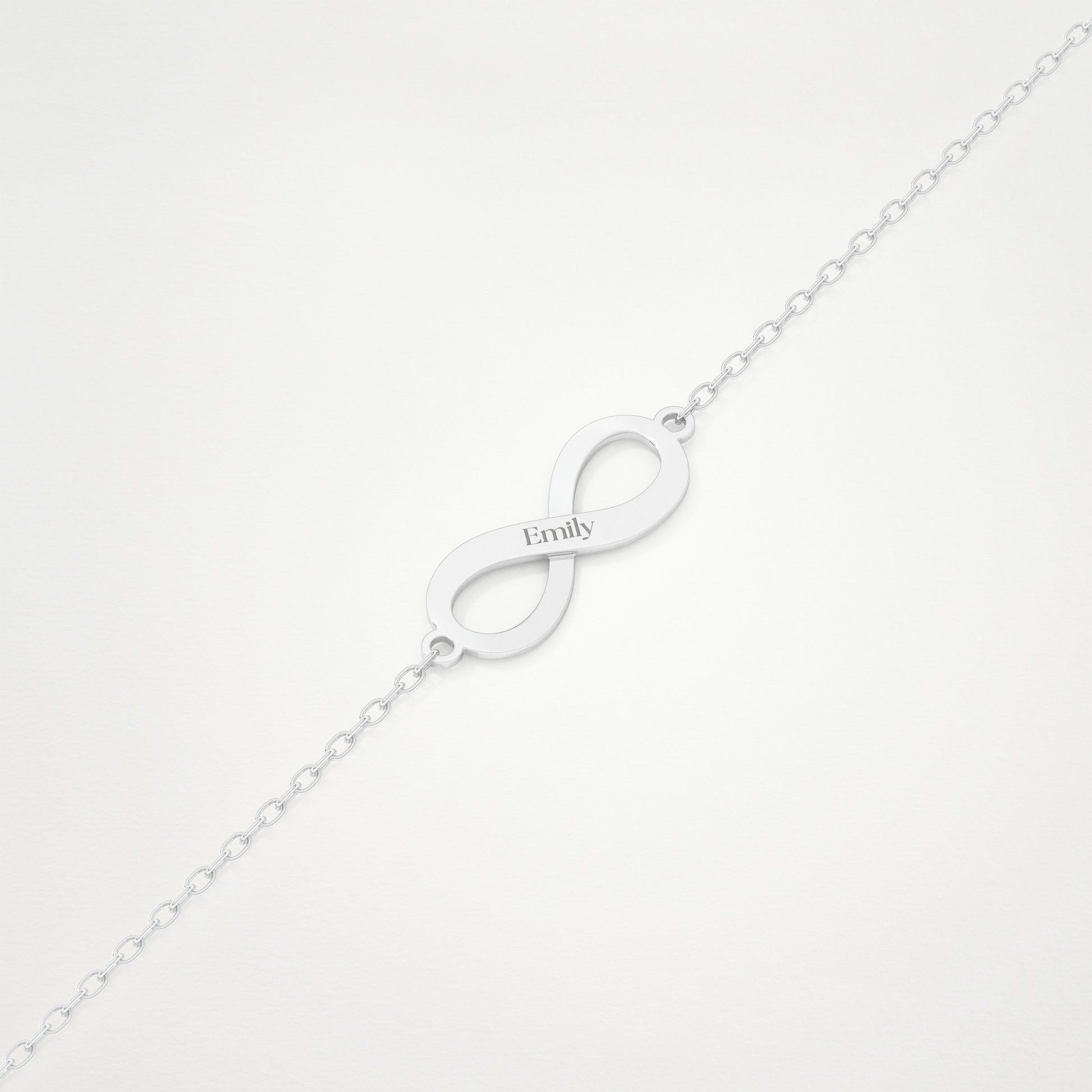 Custom Infinity Bracelet – 14K/18K Gold & 925 Silver 3