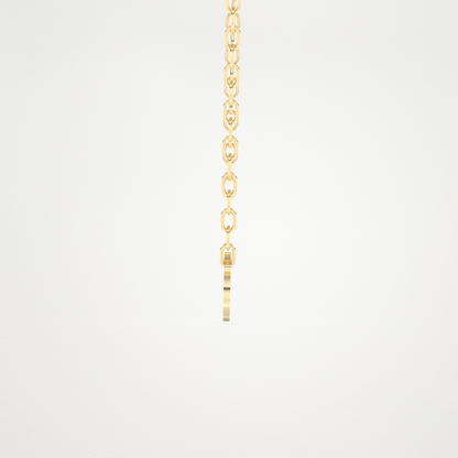 Custom Engraved Infinity Pendant Necklace – 14K/18K Gold & 925 Silver 8
