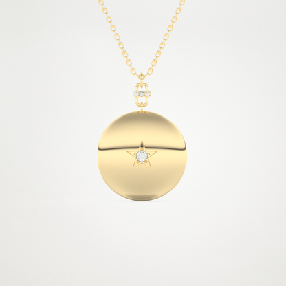 Customised Photo Locket Necklace – 14K/18K Gold & 925 Silver 9
