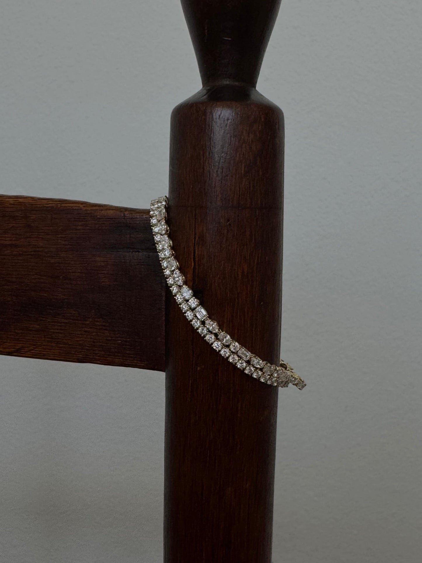 4.5 TCW Multi Stones Moissanite Diamond Tennis Bracelet