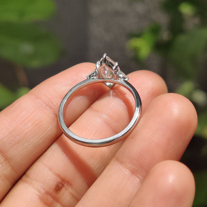 Marquise Engagement Ring With tapered shank Setting