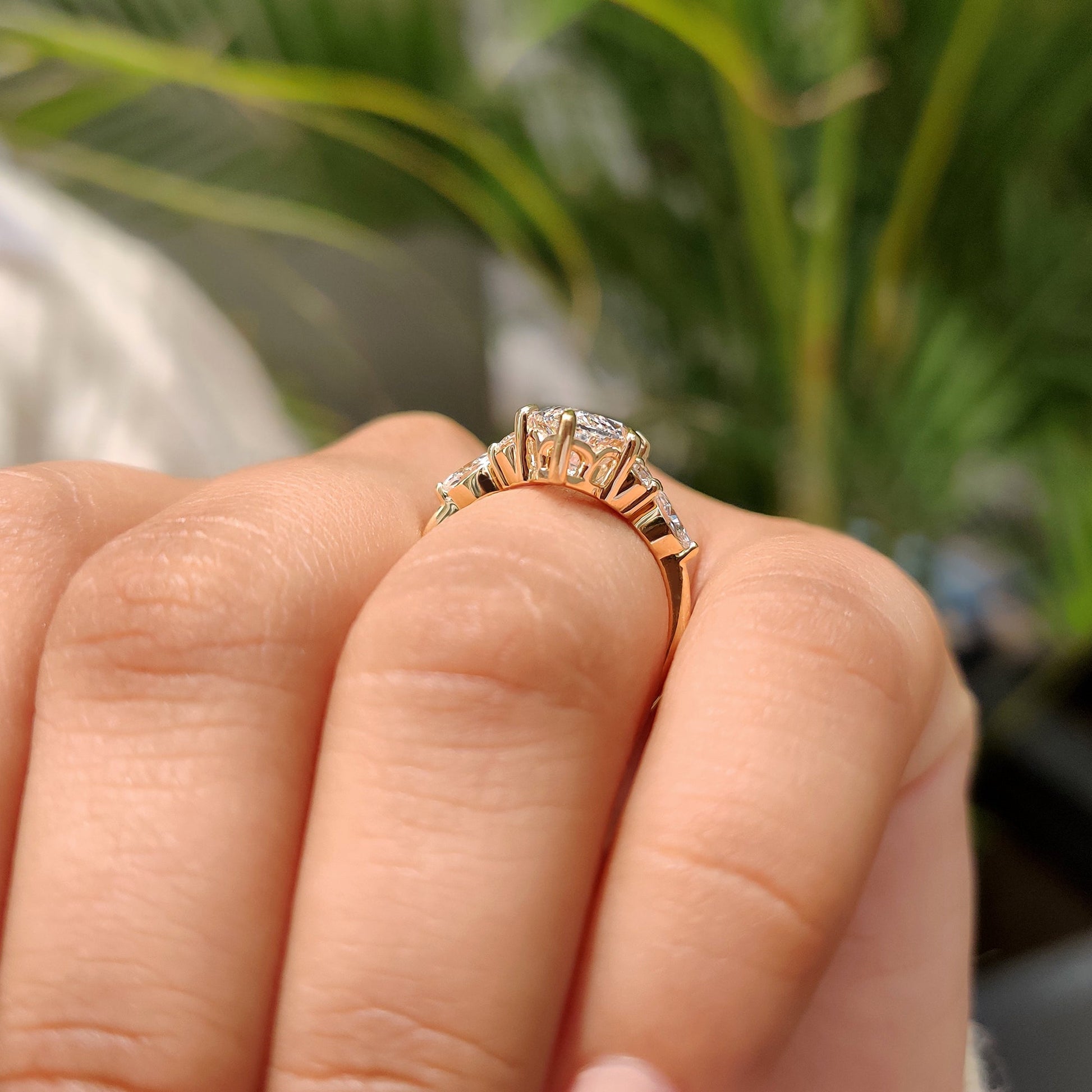 Marquise Diamond Engagement Ring In Muse Setting