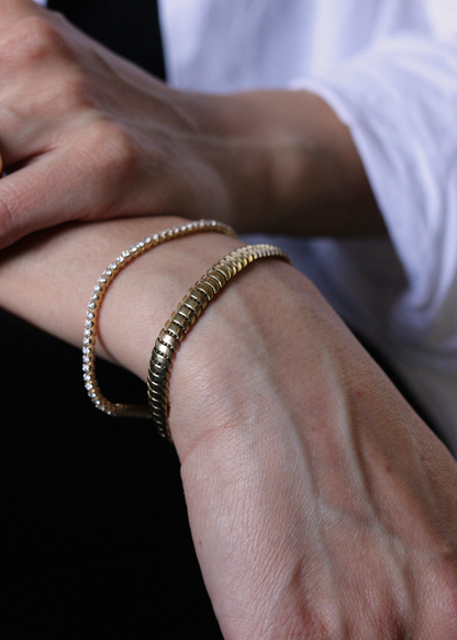 4 TCW Round Moissanite Diamond Tennis Bracelet