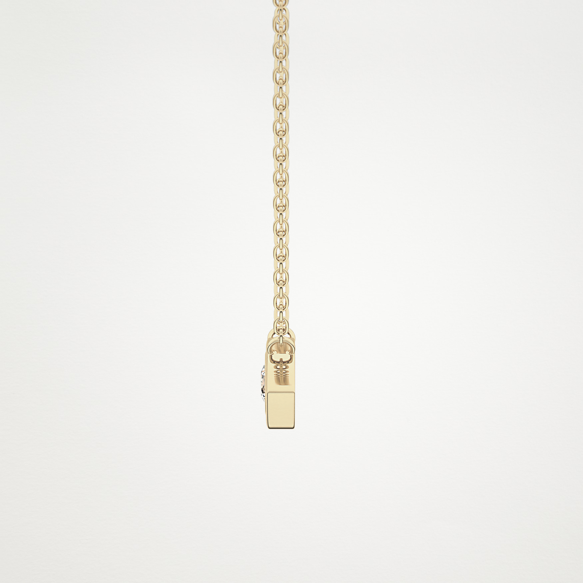 0.08 CT Moissanite Evil Eye Necklace in 14K or 18K Solid Gold – DEF Color, VVS Clarity