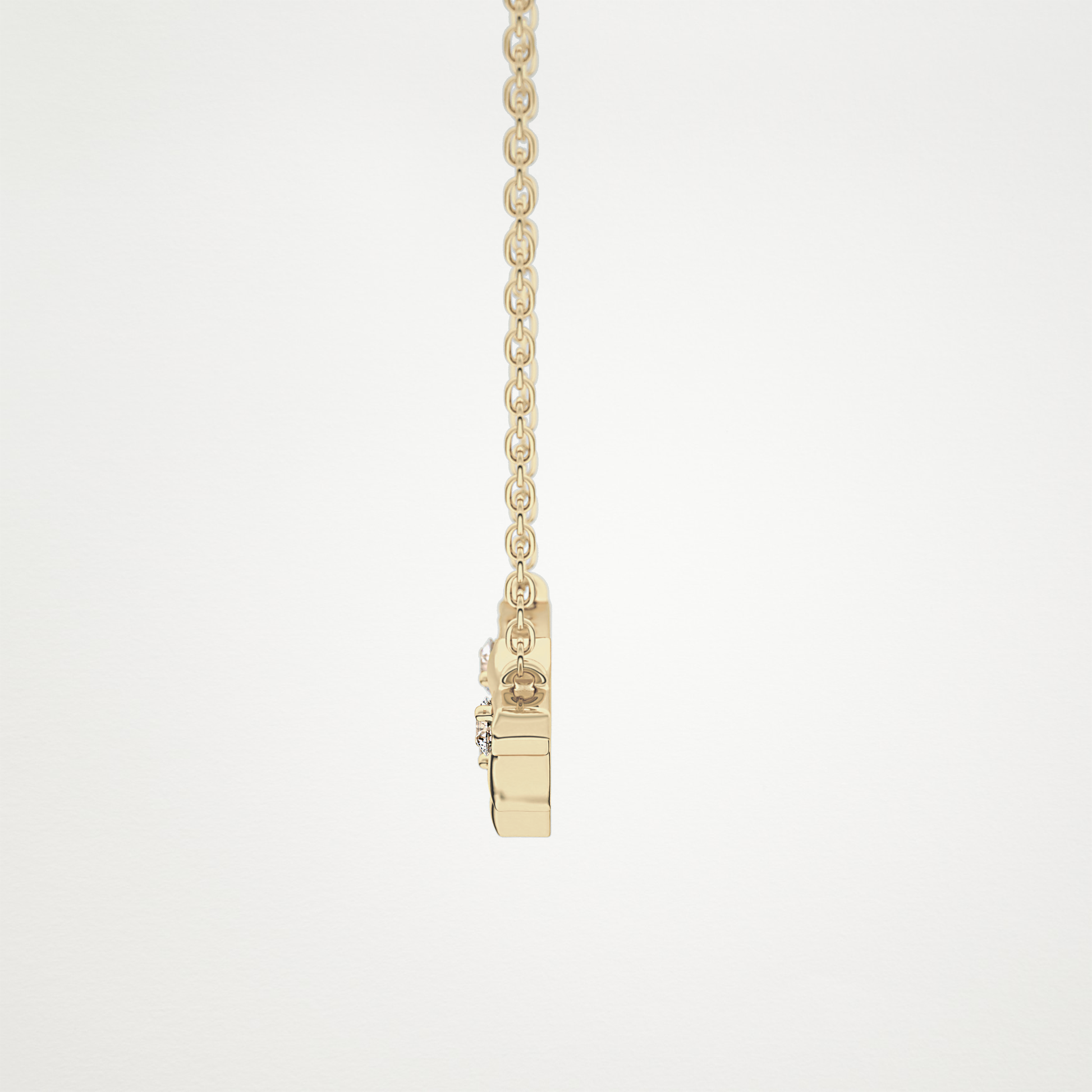 Beautiful 0.7 CT Moissanite Branch Style Necklace in 14K or 18K Solid Gold – DEF Color, VVS Clarity