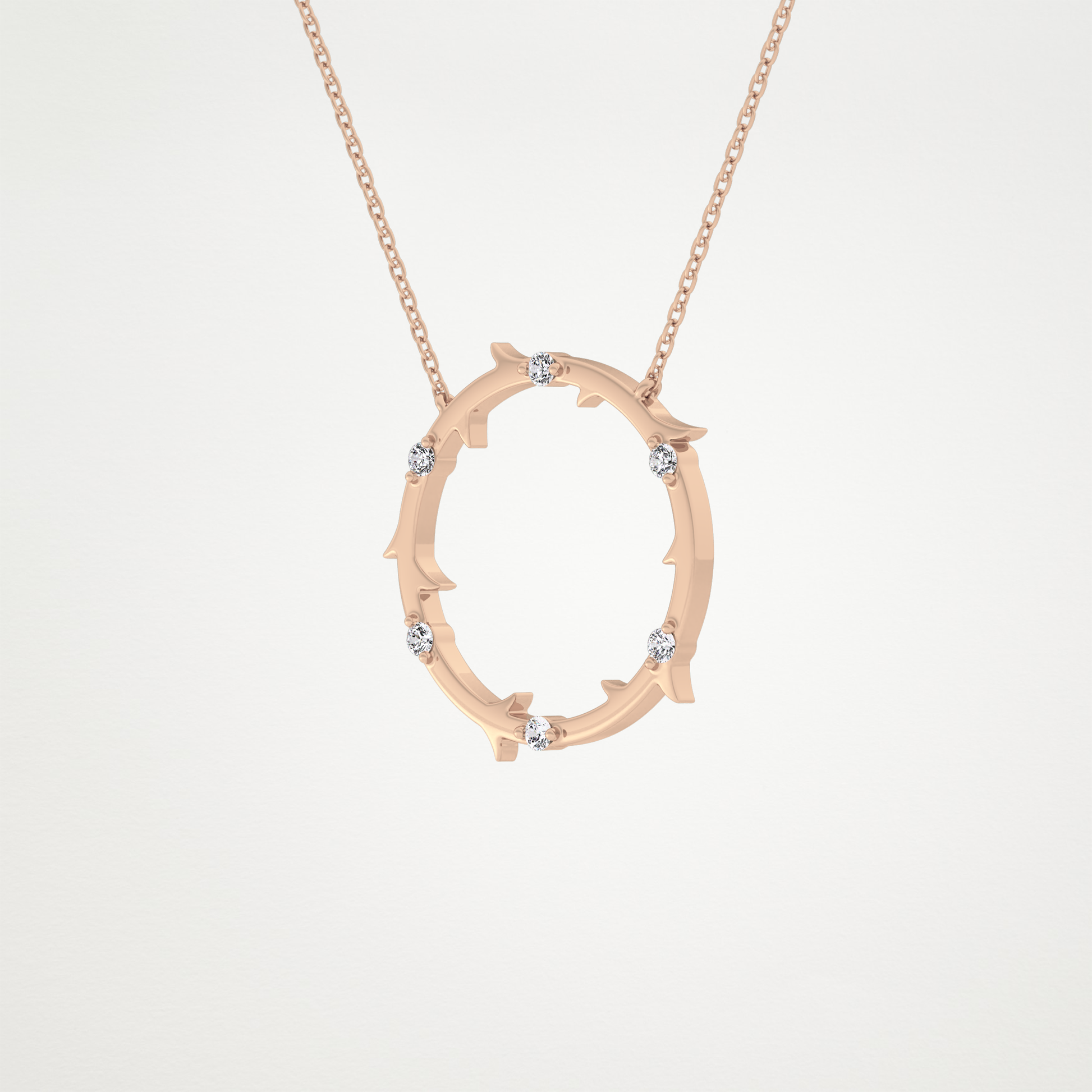 0.9 CT Moissanite Round Shaped Necklace in 14K or 18K Solid Gold – DEF Color, VVS Clarity