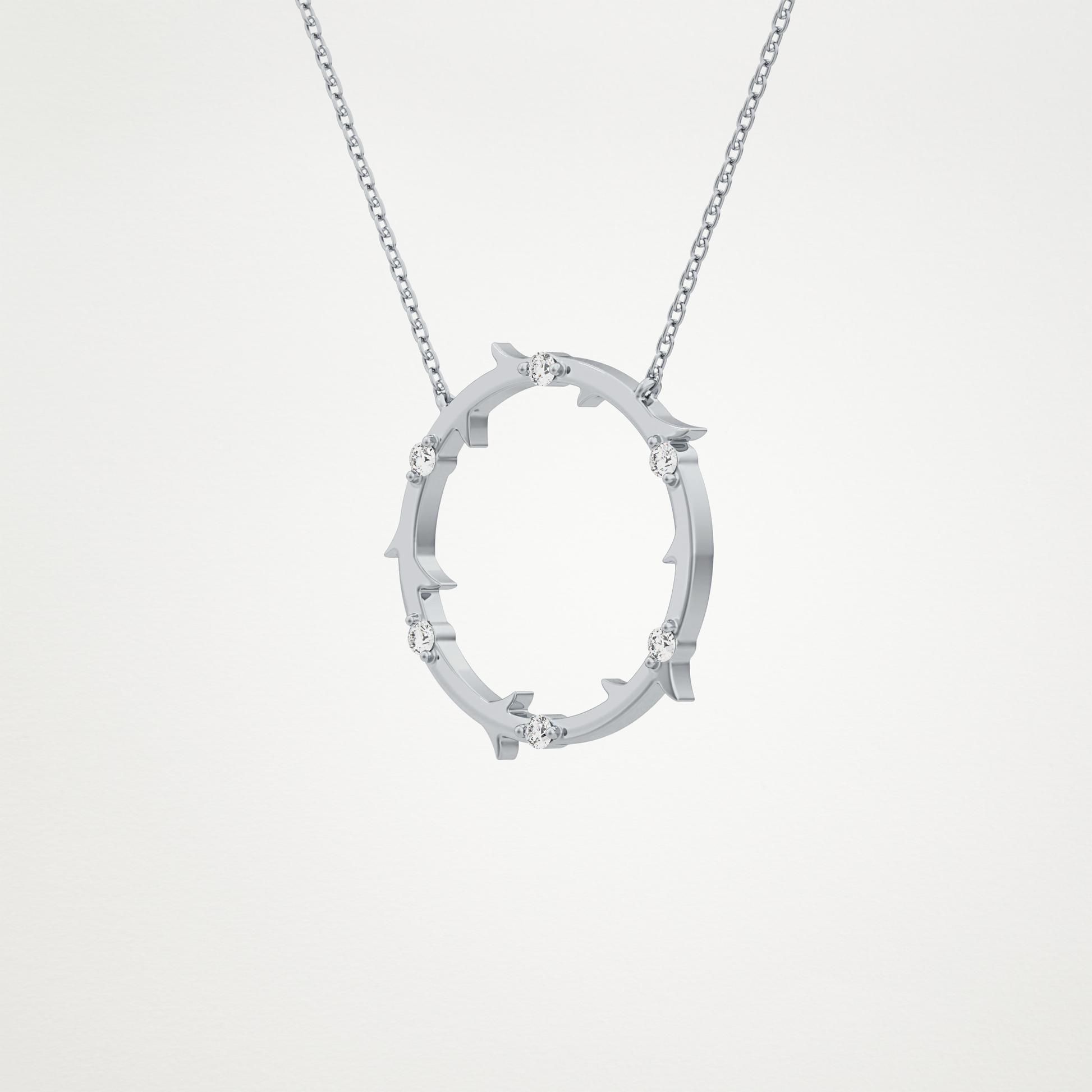 0.9 CT Moissanite Round Shaped Necklace in 14K or 18K Solid Gold – DEF Color, VVS Clarity