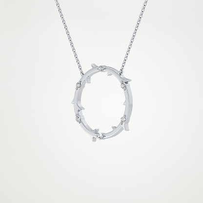 0.9 CT Moissanite Round Shaped Necklace in 14K or 18K Solid Gold – DEF Color, VVS Clarity