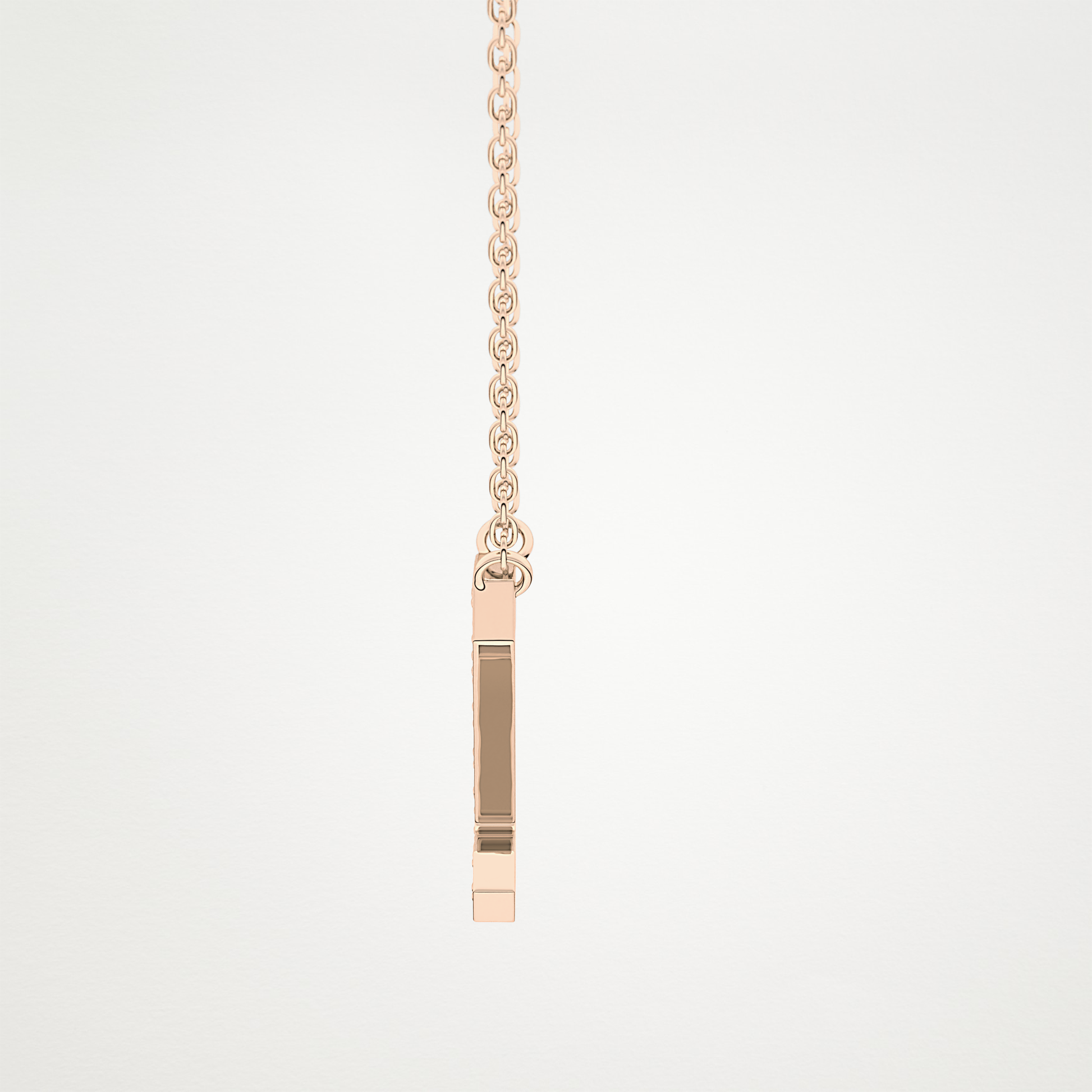 0.28 CT Moissanite Z-Shaped Necklace in 14K or 18K Solid Gold – DEF Color, VVS Clarity