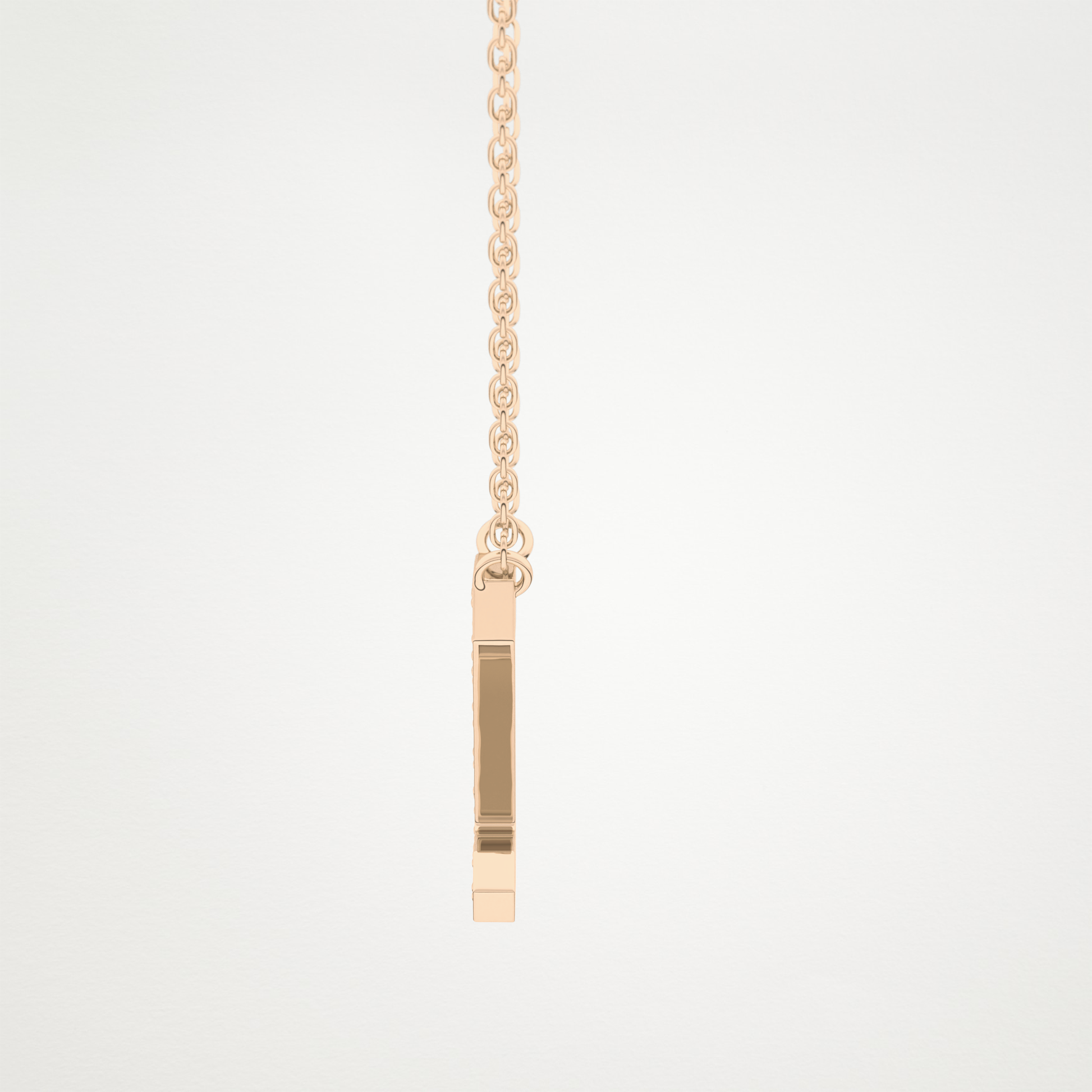 0.28 CT Moissanite Z-Shaped Necklace in 14K or 18K Solid Gold – DEF Color, VVS Clarity