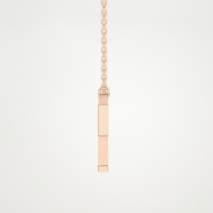 0.23 CT Moissanite Y-Shaped Necklace in 14K or 18K Solid Gold – DEF Color, VVS Clarity