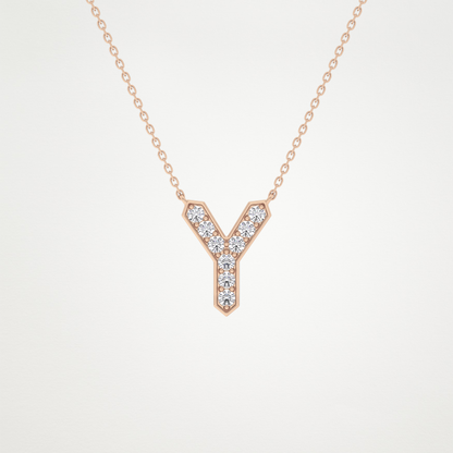 0.23 CT Moissanite Y-Shaped Necklace in 14K or 18K Solid Gold – DEF Color, VVS Clarity