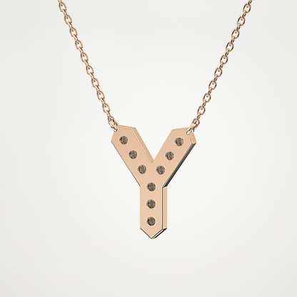 0.23 CT Moissanite Y-Shaped Necklace in 14K or 18K Solid Gold – DEF Color, VVS Clarity