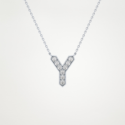 0.23 CT Moissanite Y-Shaped Necklace in 14K or 18K Solid Gold – DEF Color, VVS Clarity
