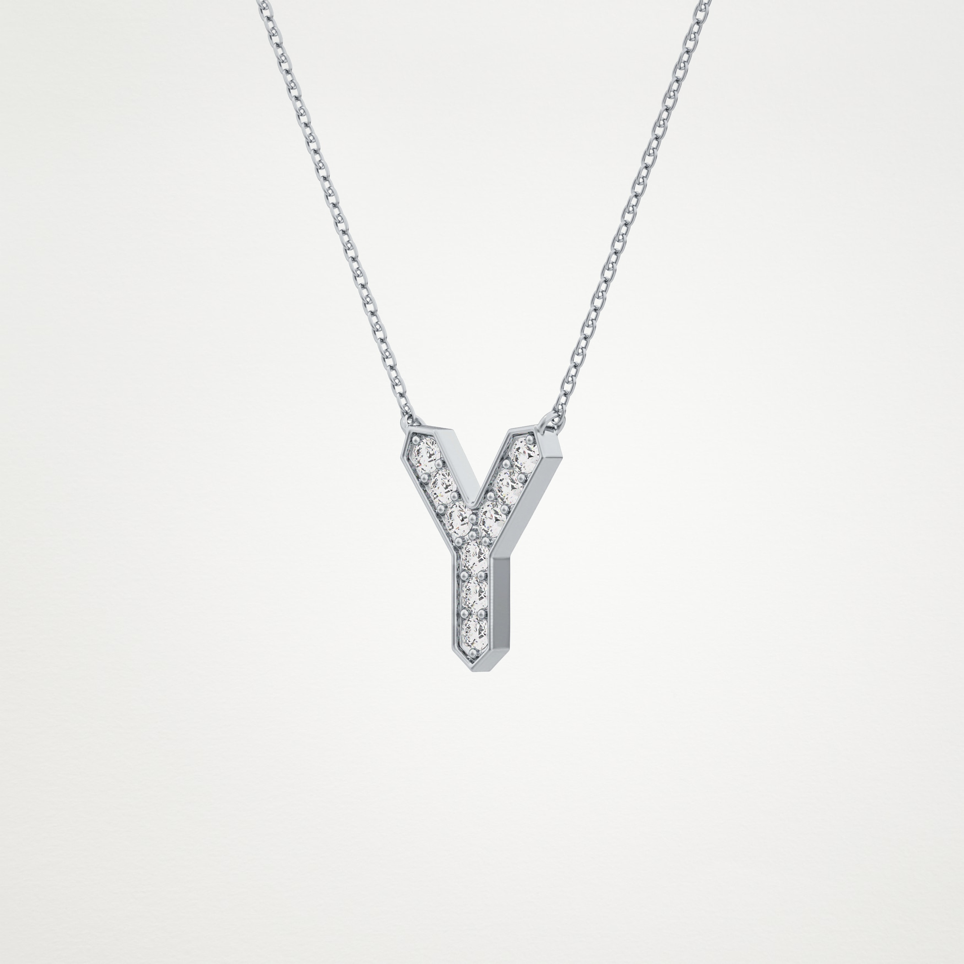 0.23 CT Moissanite Y-Shaped Necklace in 14K or 18K Solid Gold – DEF Color, VVS Clarity
