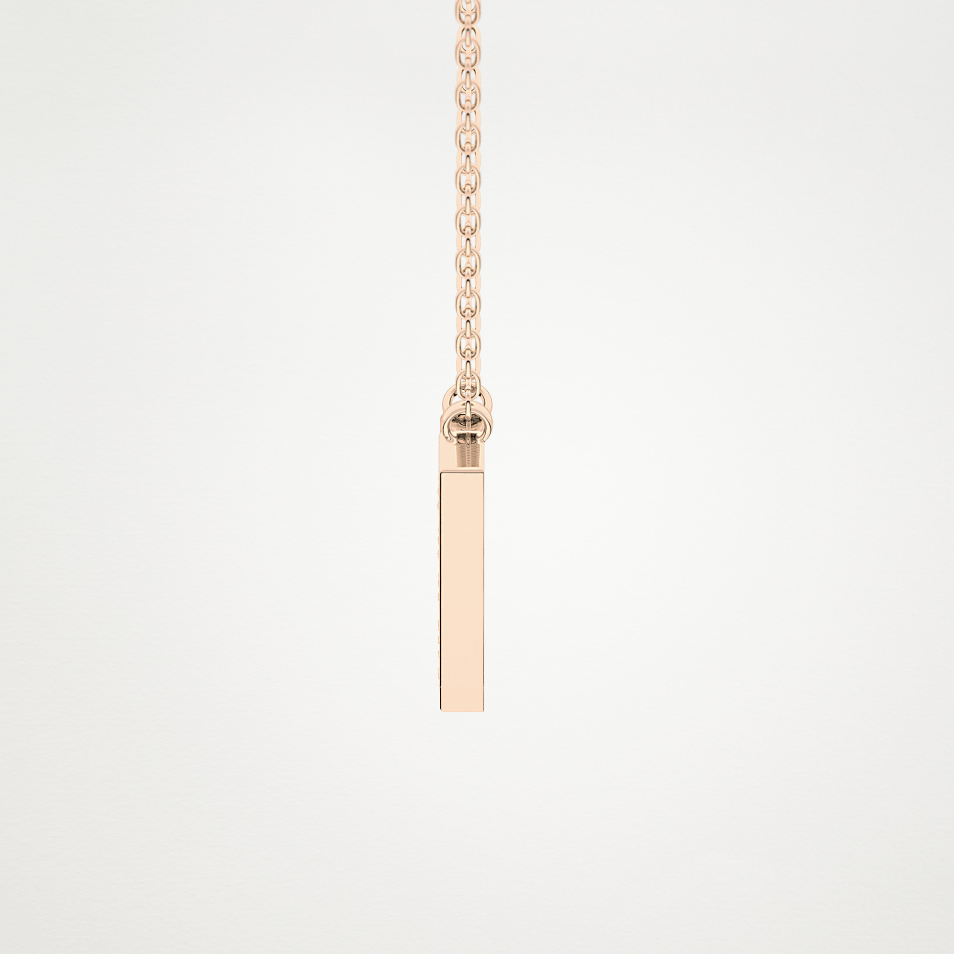 0.18 CT Moissanite V-Shaped Necklace in 14K or 18K Solid Gold – DEF Color, VVS Clarity