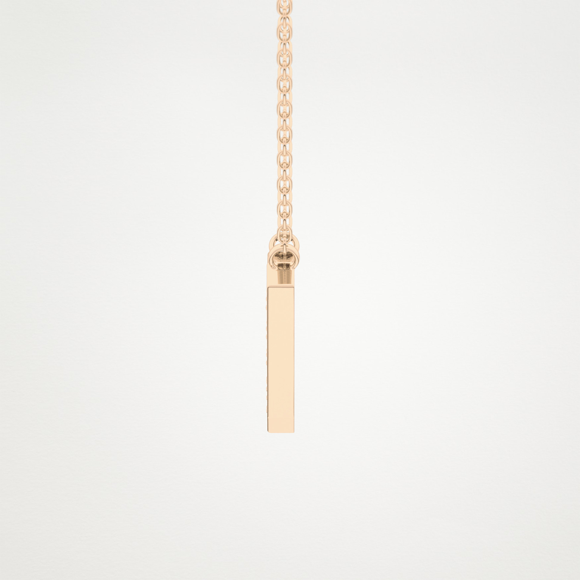 0.18 CT Moissanite V-Shaped Necklace in 14K or 18K Solid Gold – DEF Color, VVS Clarity