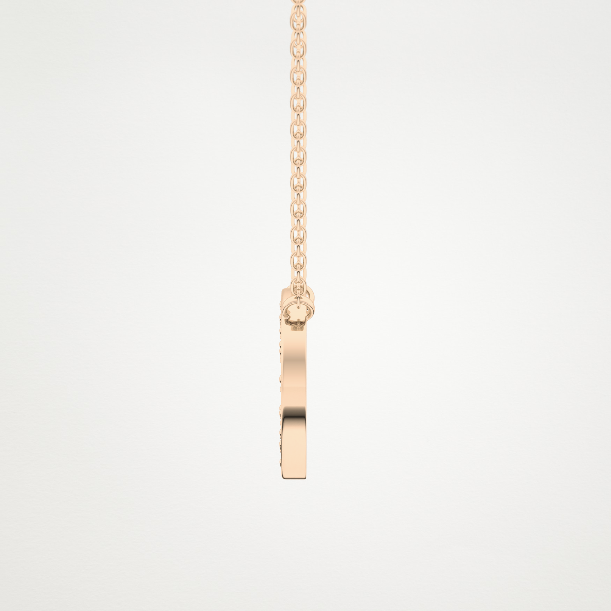 0.22 CT Moissanite O-Shaped Necklace in 14K or 18K Solid Gold – DEF Color, VVS Clarity
