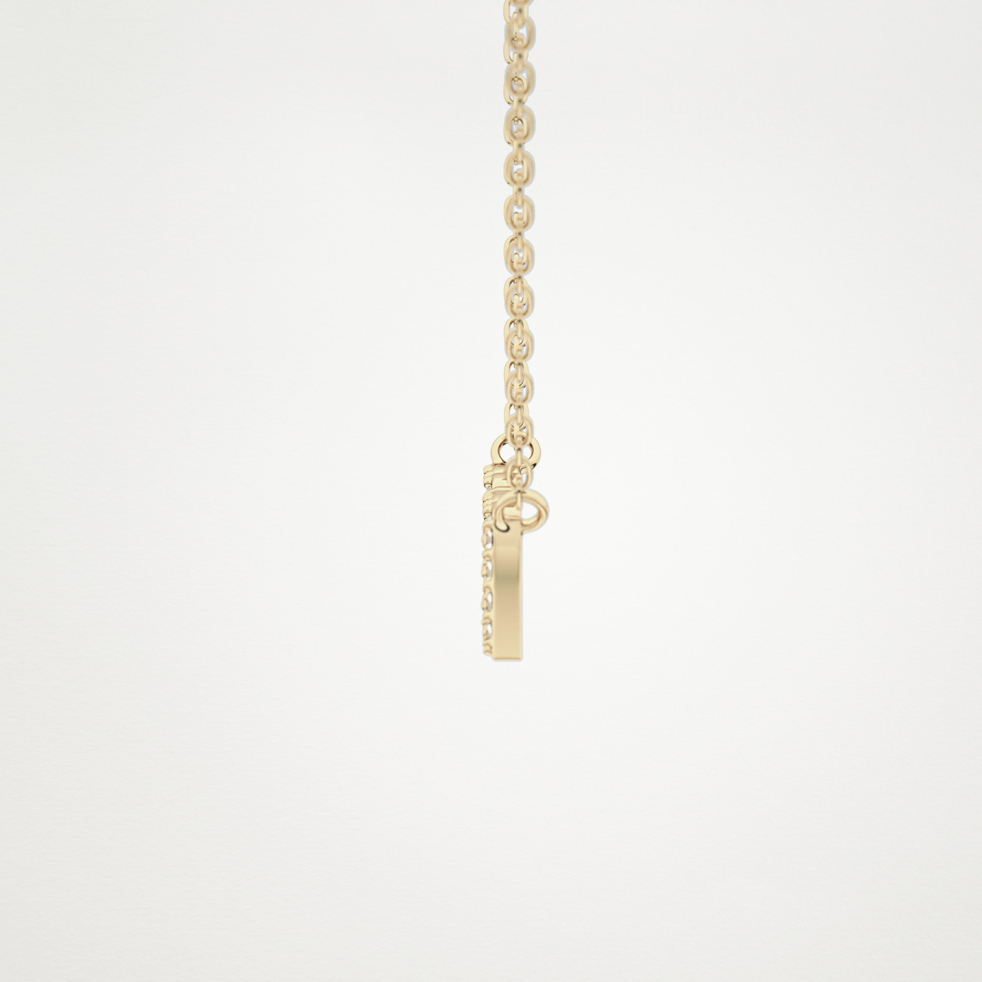 0.17 CT Moissanite MAMA Necklace in 14K or 18K Solid Gold – DEF Color, VVS Clarity