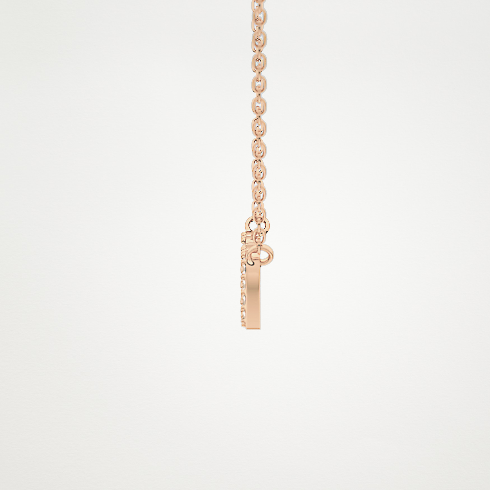 0.17 CT Moissanite MAMA Necklace in 14K or 18K Solid Gold – DEF Color, VVS Clarity