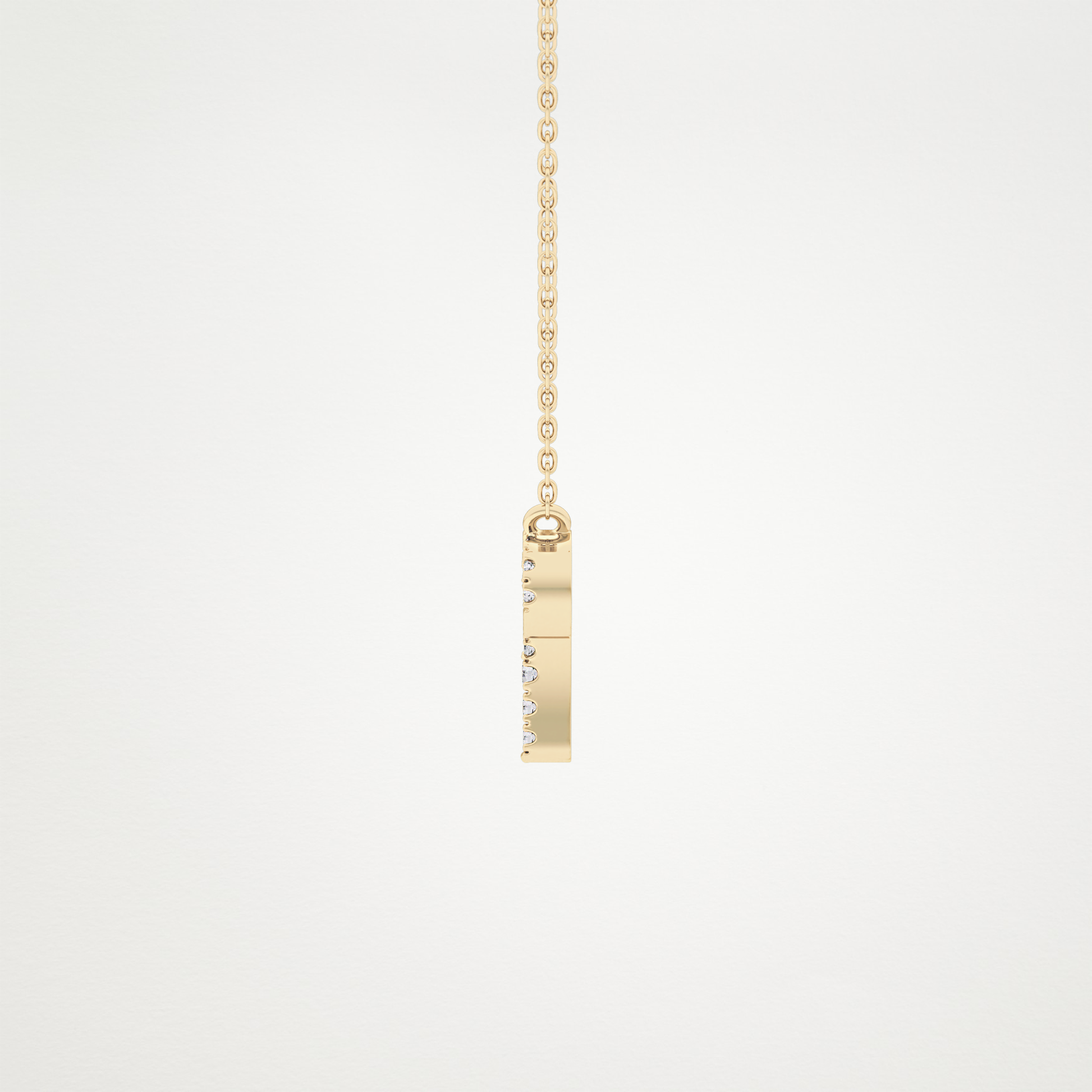 0.98 CT Moissanite Aries Necklace in 14K or 18K Solid Gold – DEF Color, VVS Clarity