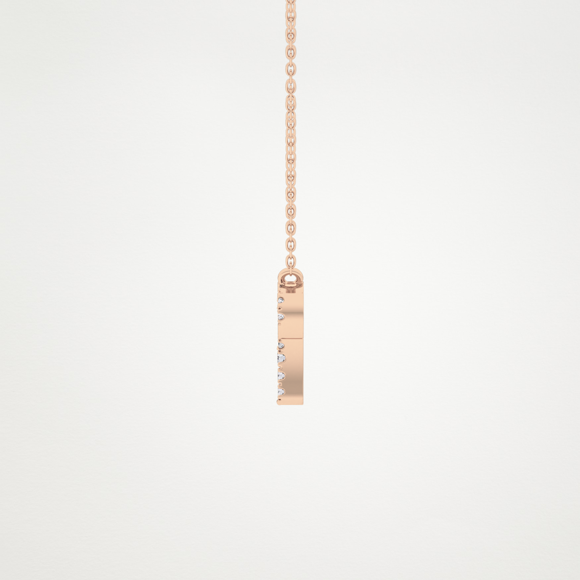 0.98 CT Moissanite Aries Necklace in 14K or 18K Solid Gold – DEF Color, VVS Clarity