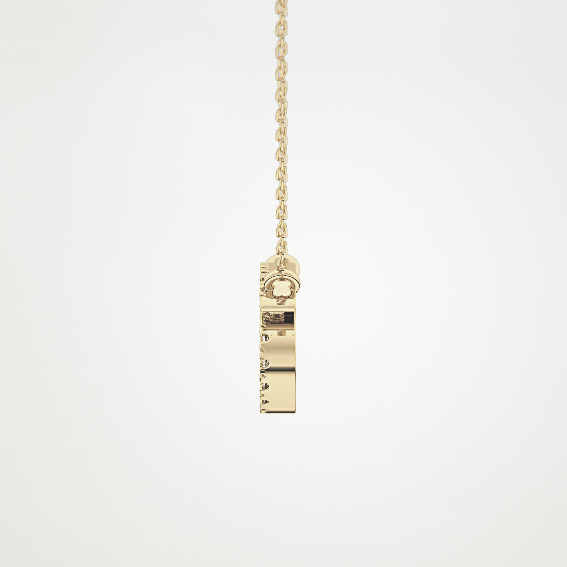 0.175 CT Moissanite Cancer Necklace in 14K or 18K Solid Gold – DEF Color, VVS Clarity