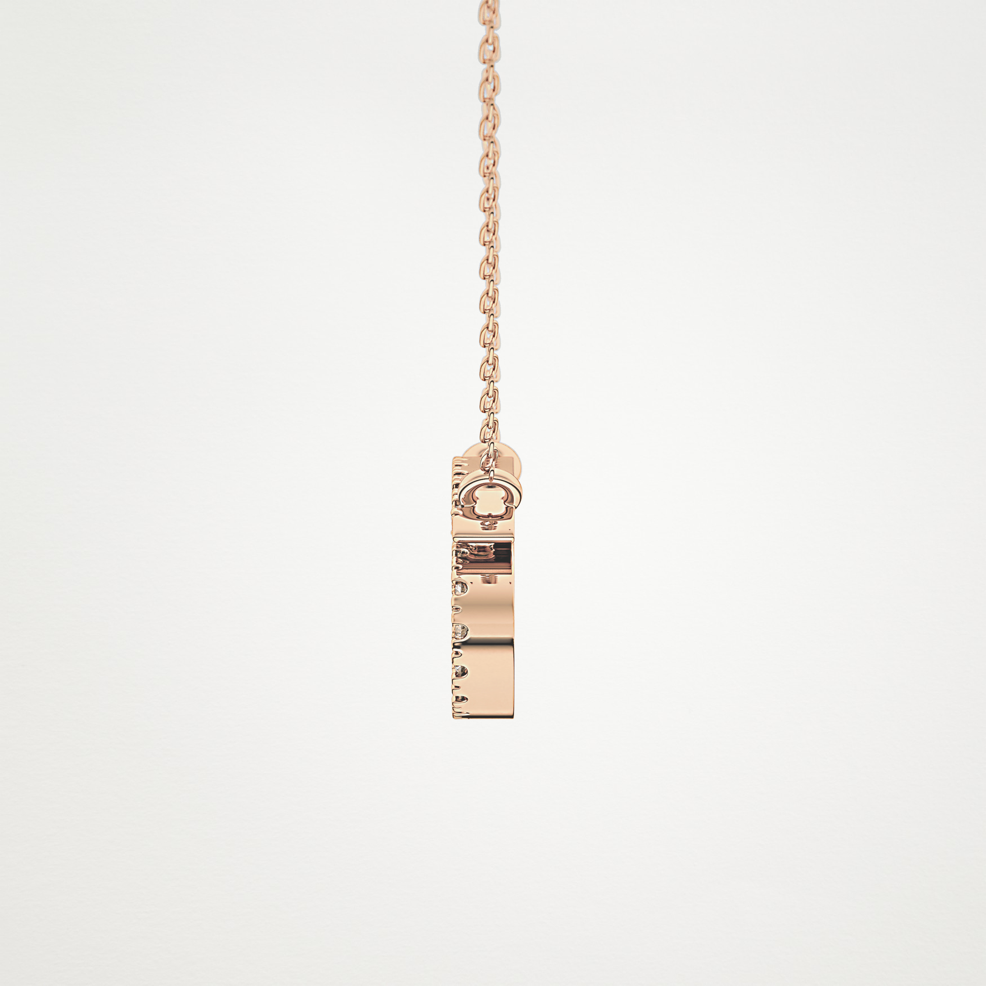 0.175 CT Moissanite Cancer Necklace in 14K or 18K Solid Gold – DEF Color, VVS Clarity