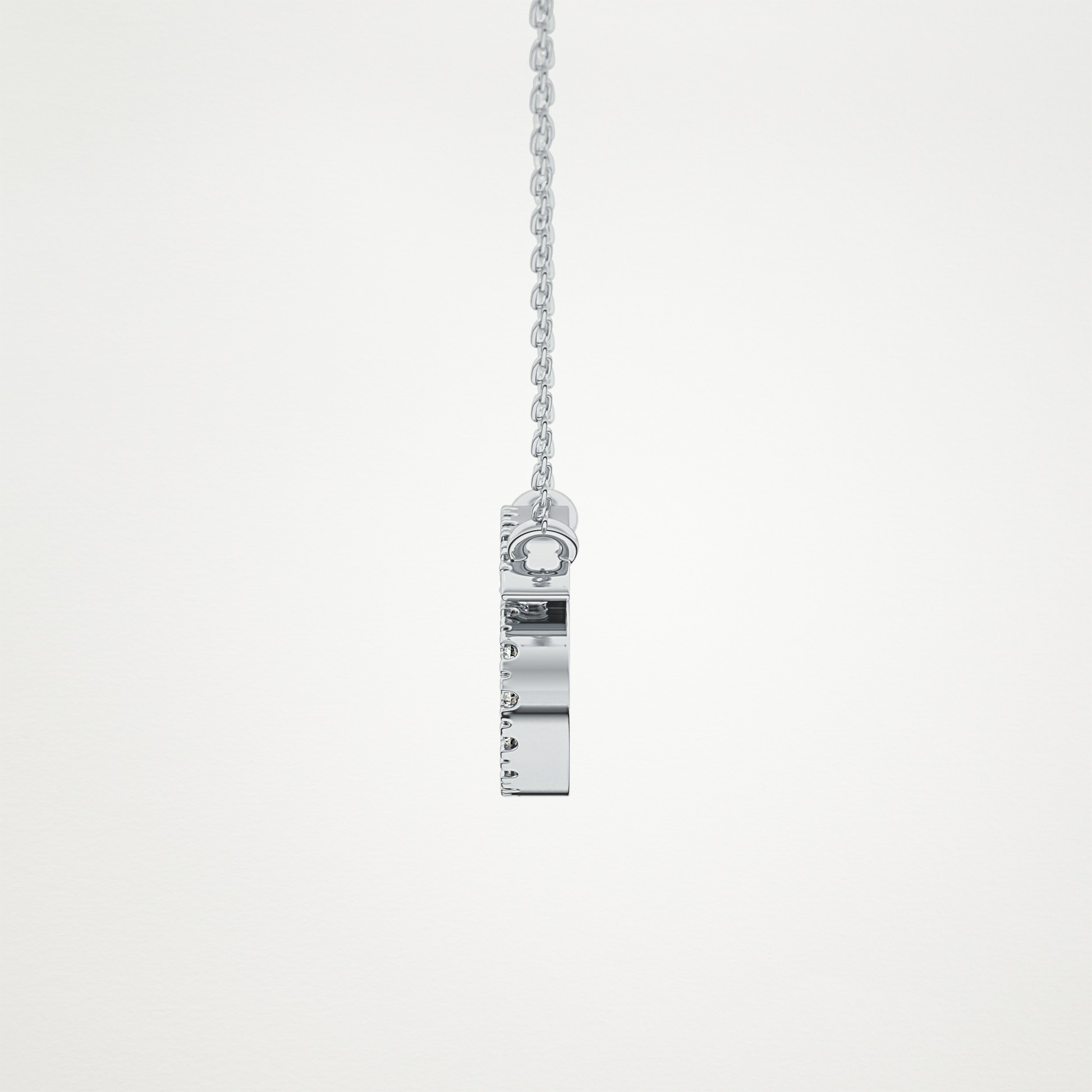 0.175 CT Moissanite Cancer Necklace in 14K or 18K Solid Gold – DEF Color, VVS Clarity