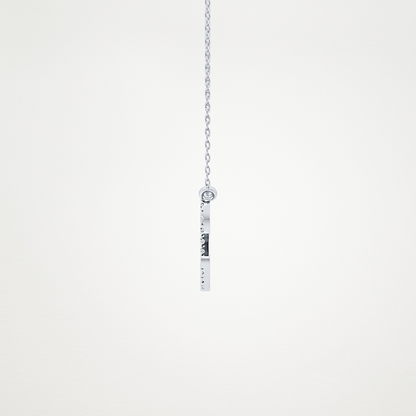 0.14 CT Moissanite Leo Necklace in 14K or 18K Solid Gold – DEF Color, VVS Clarity