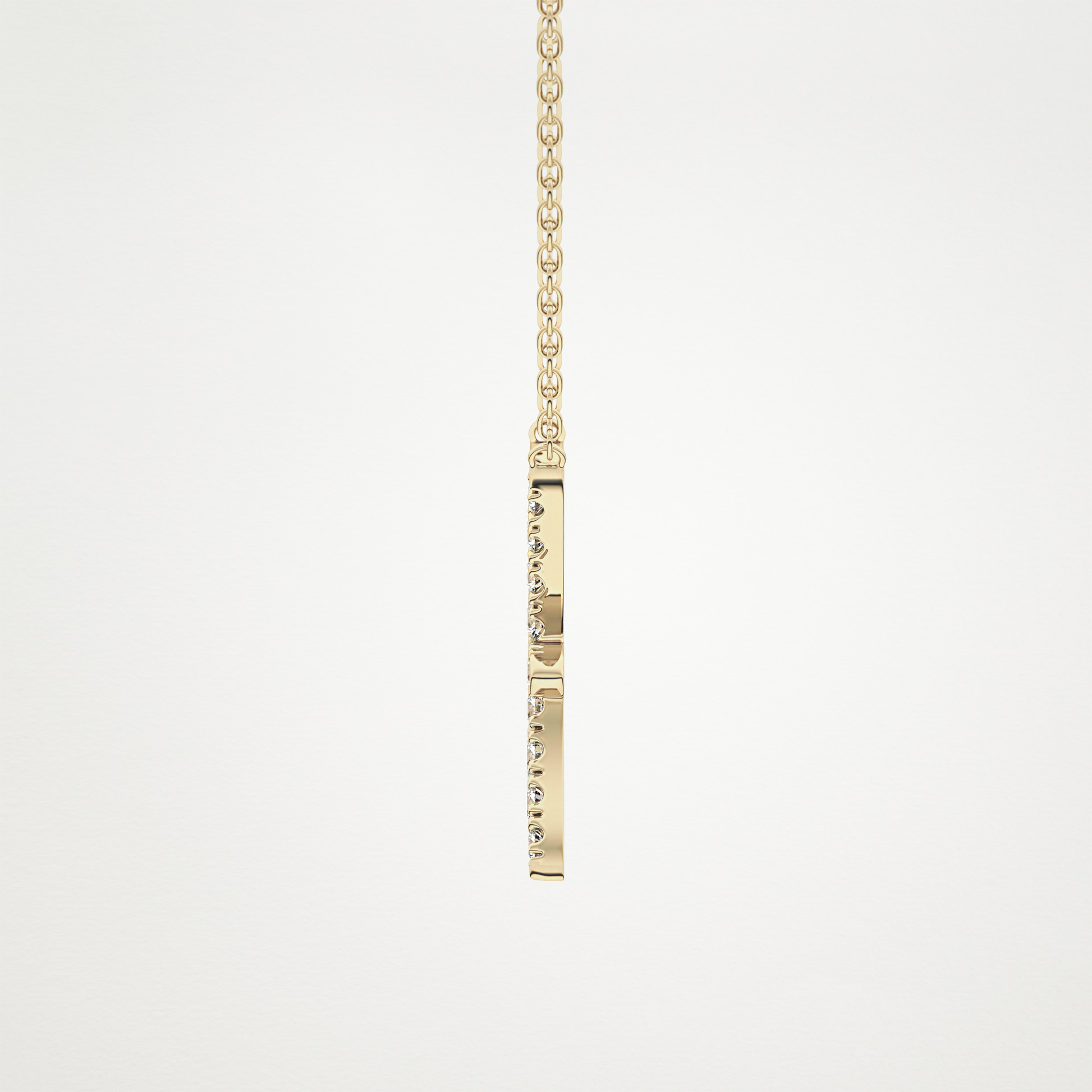 0.273 CT Moissanite Pisces Necklace in 14K or 18K Solid Gold – DEF Color, VVS Clarity