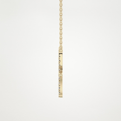 0.273 CT Moissanite Pisces Necklace in 14K or 18K Solid Gold – DEF Color, VVS Clarity