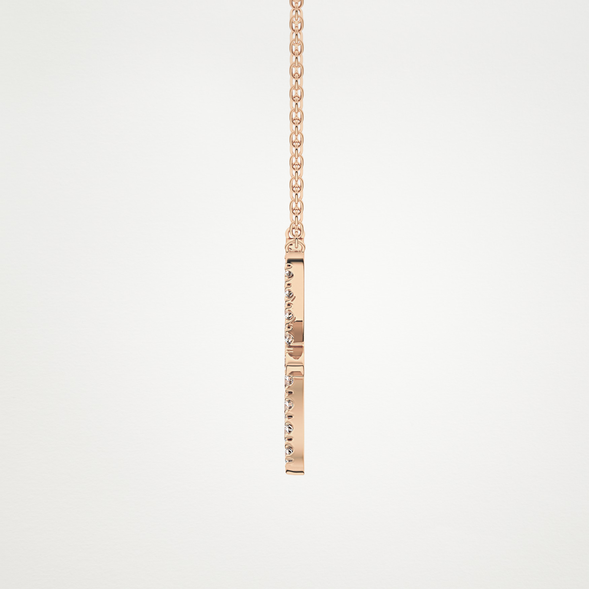 0.273 CT Moissanite Pisces Necklace in 14K or 18K Solid Gold – DEF Color, VVS Clarity