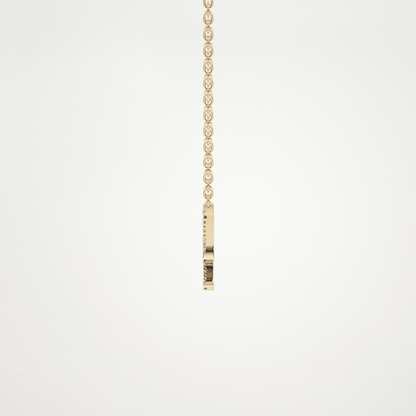0.42 CT Moissanite Sagittarius Necklace in 14K or 18K Solid Gold – DEF Color, VVS Clarity