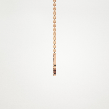 0.42 CT Moissanite Sagittarius Necklace in 14K or 18K Solid Gold – DEF Color, VVS Clarity