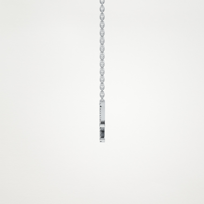 0.42 CT Moissanite Sagittarius Necklace in 14K or 18K Solid Gold – DEF Color, VVS Clarity
