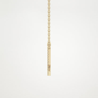 0.93 CT Moissanite Virgo Necklace in 14K or 18K Solid Gold – DEF Color, VVS Clarity