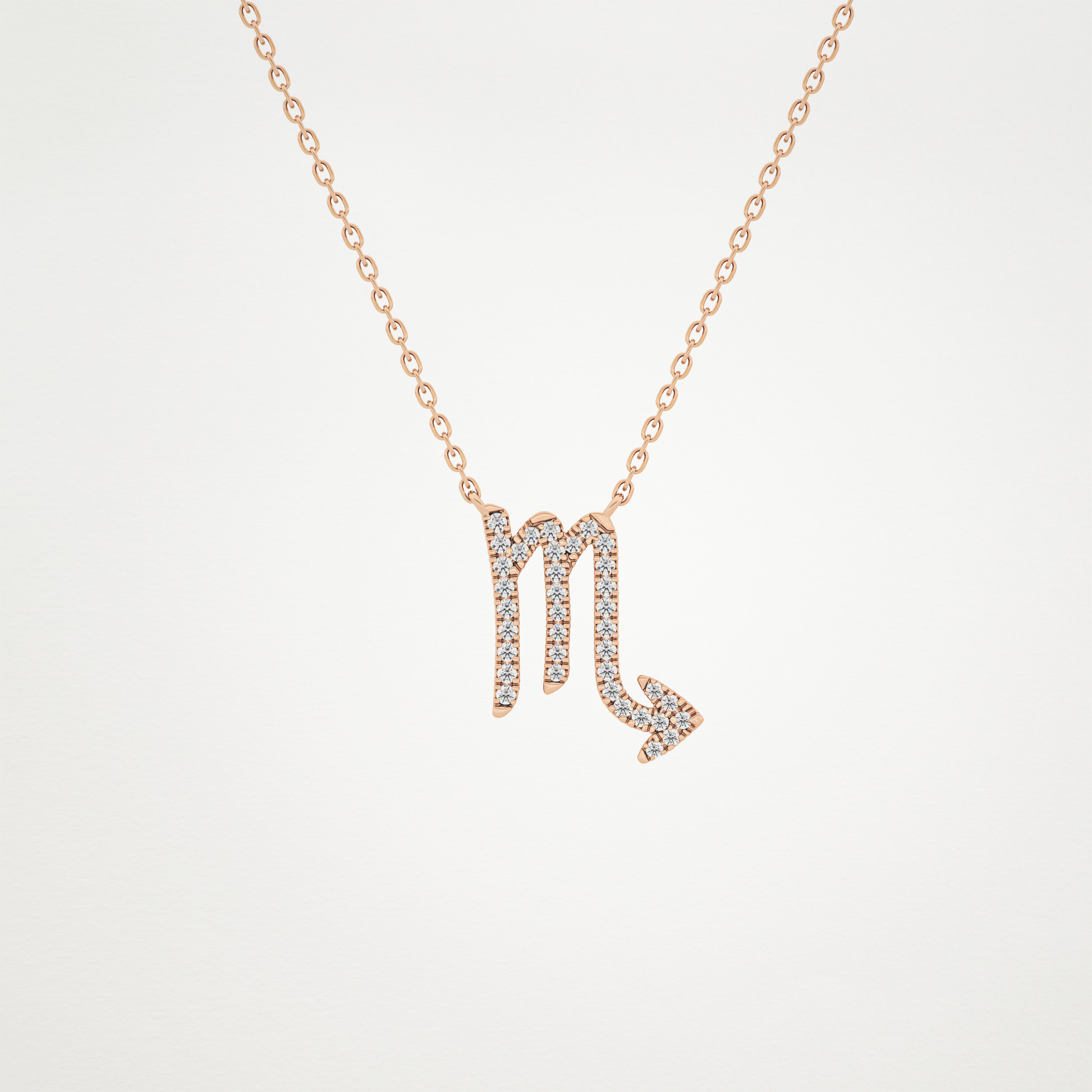 0.93 CT Moissanite Virgo Necklace in 14K or 18K Solid Gold – DEF Color, VVS Clarity
