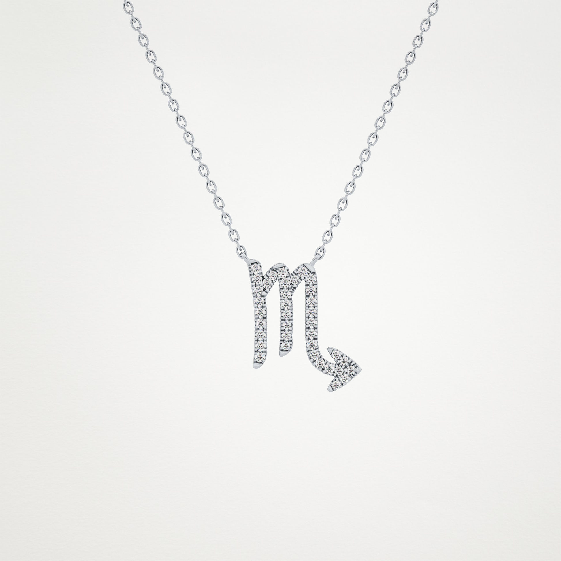 0.93 CT Moissanite Virgo Necklace in 14K or 18K Solid Gold – DEF Color, VVS Clarity