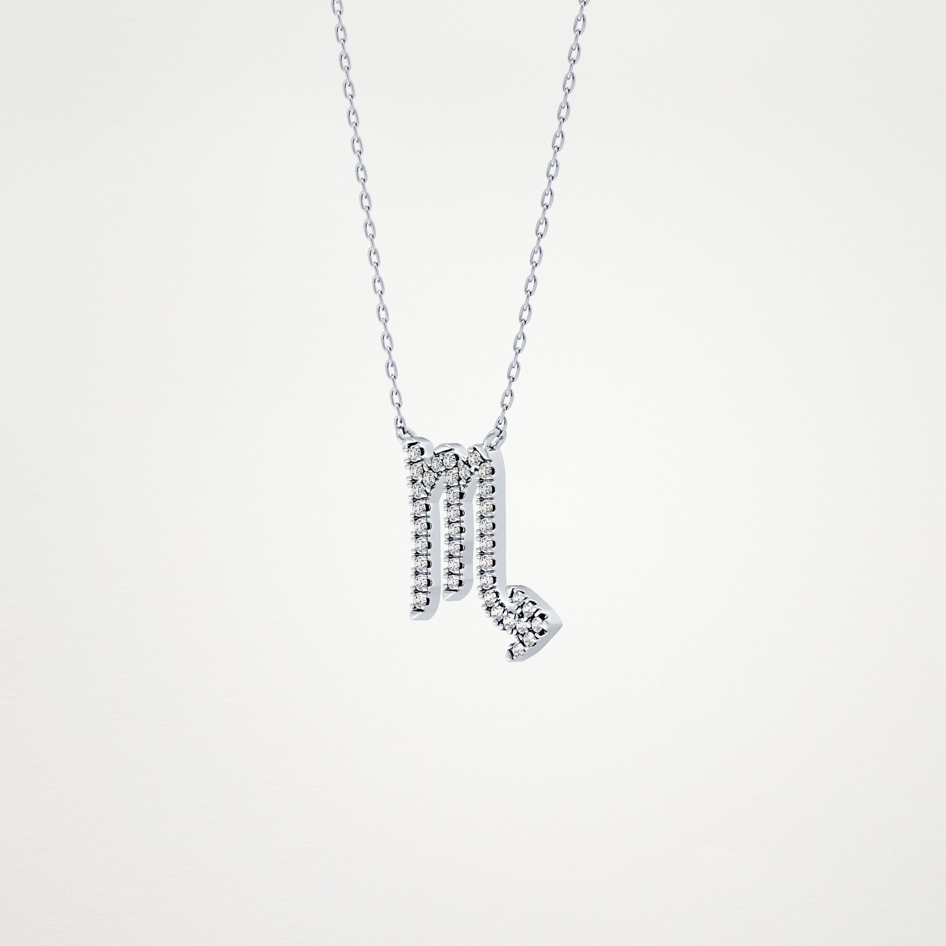 0.93 CT Moissanite Virgo Necklace in 14K or 18K Solid Gold – DEF Color, VVS Clarity