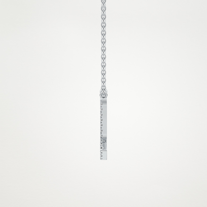 0.93 CT Moissanite Virgo Necklace in 14K or 18K Solid Gold – DEF Color, VVS Clarity