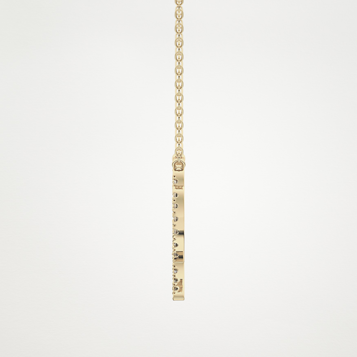 0.204 CT Moissanite Virgo Necklace in 14K or 18K Solid Gold – DEF Color, VVS Clarity