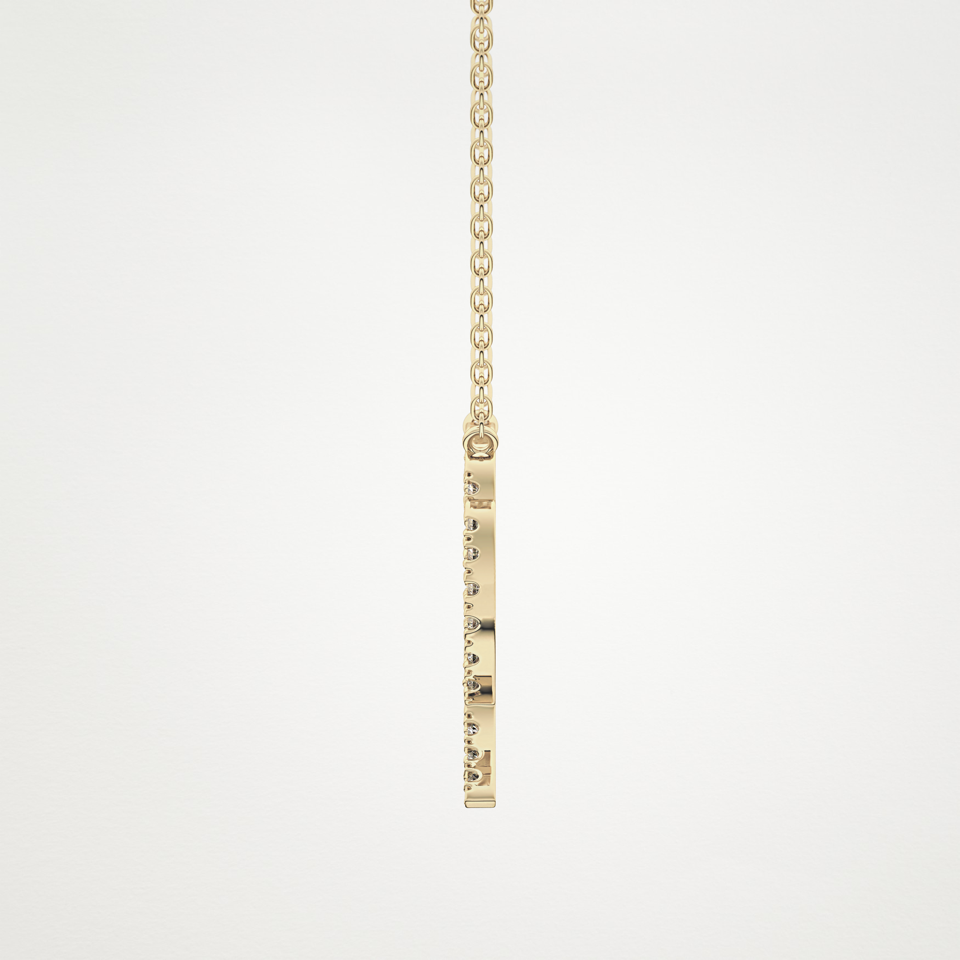 0.204 CT Moissanite Virgo Necklace in 14K or 18K Solid Gold – DEF Color, VVS Clarity