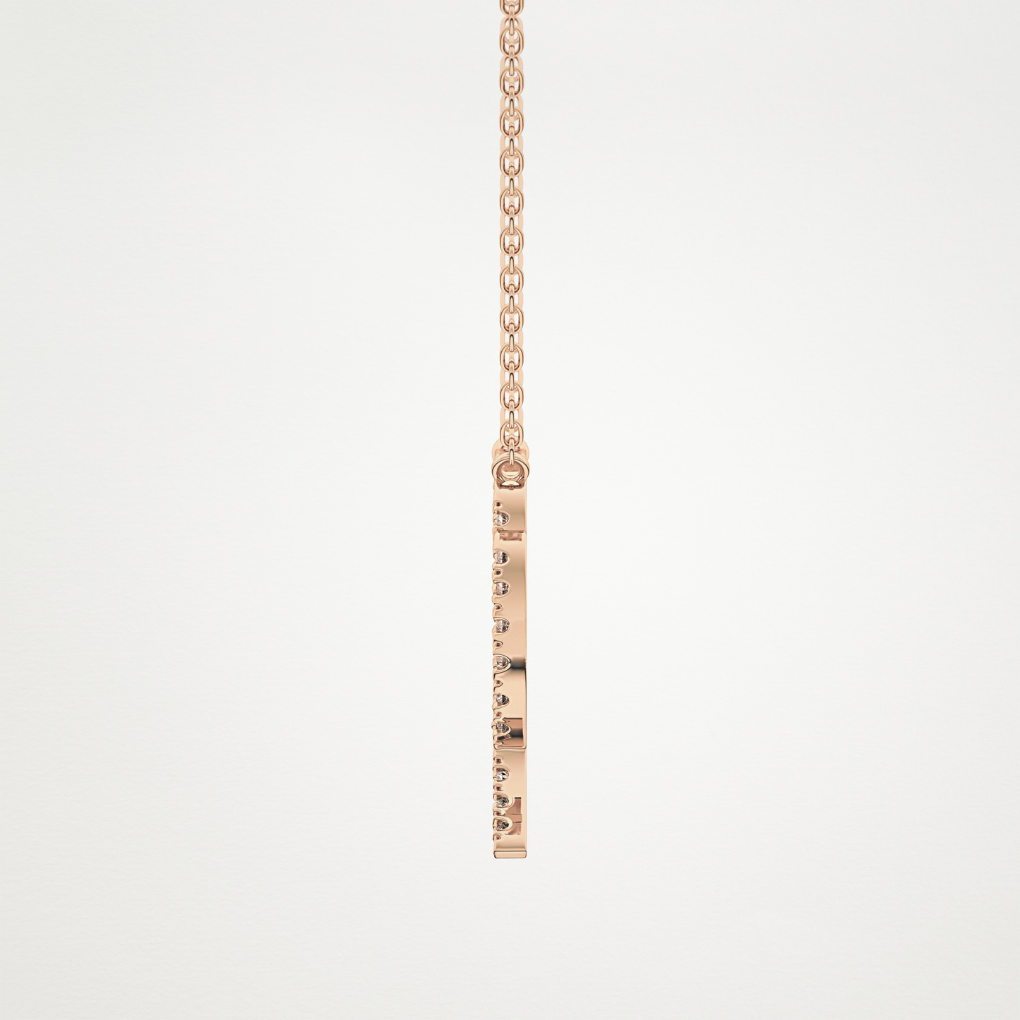 0.204 CT Moissanite Virgo Necklace in 14K or 18K Solid Gold – DEF Color, VVS Clarity