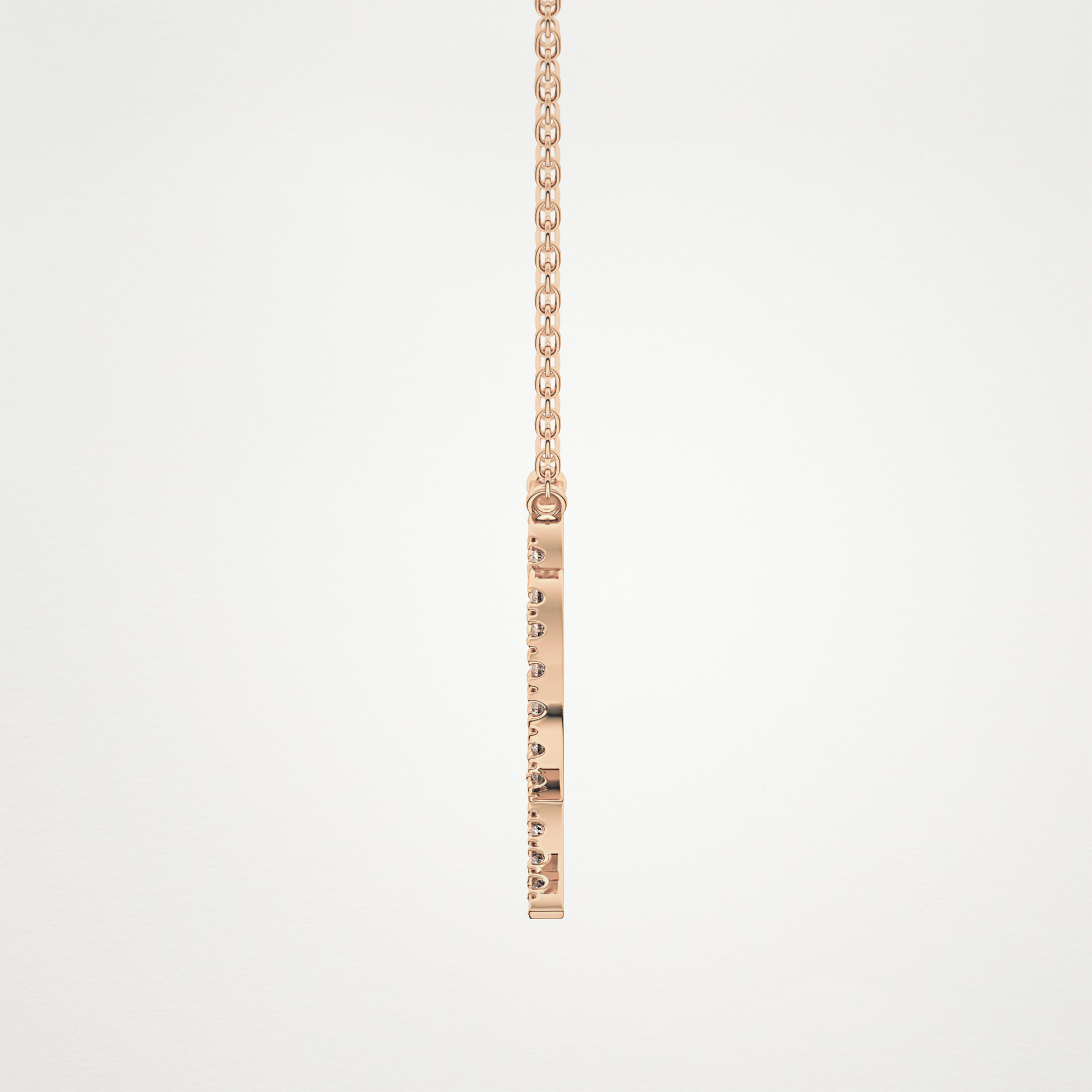 0.204 CT Moissanite Virgo Necklace in 14K or 18K Solid Gold – DEF Color, VVS Clarity